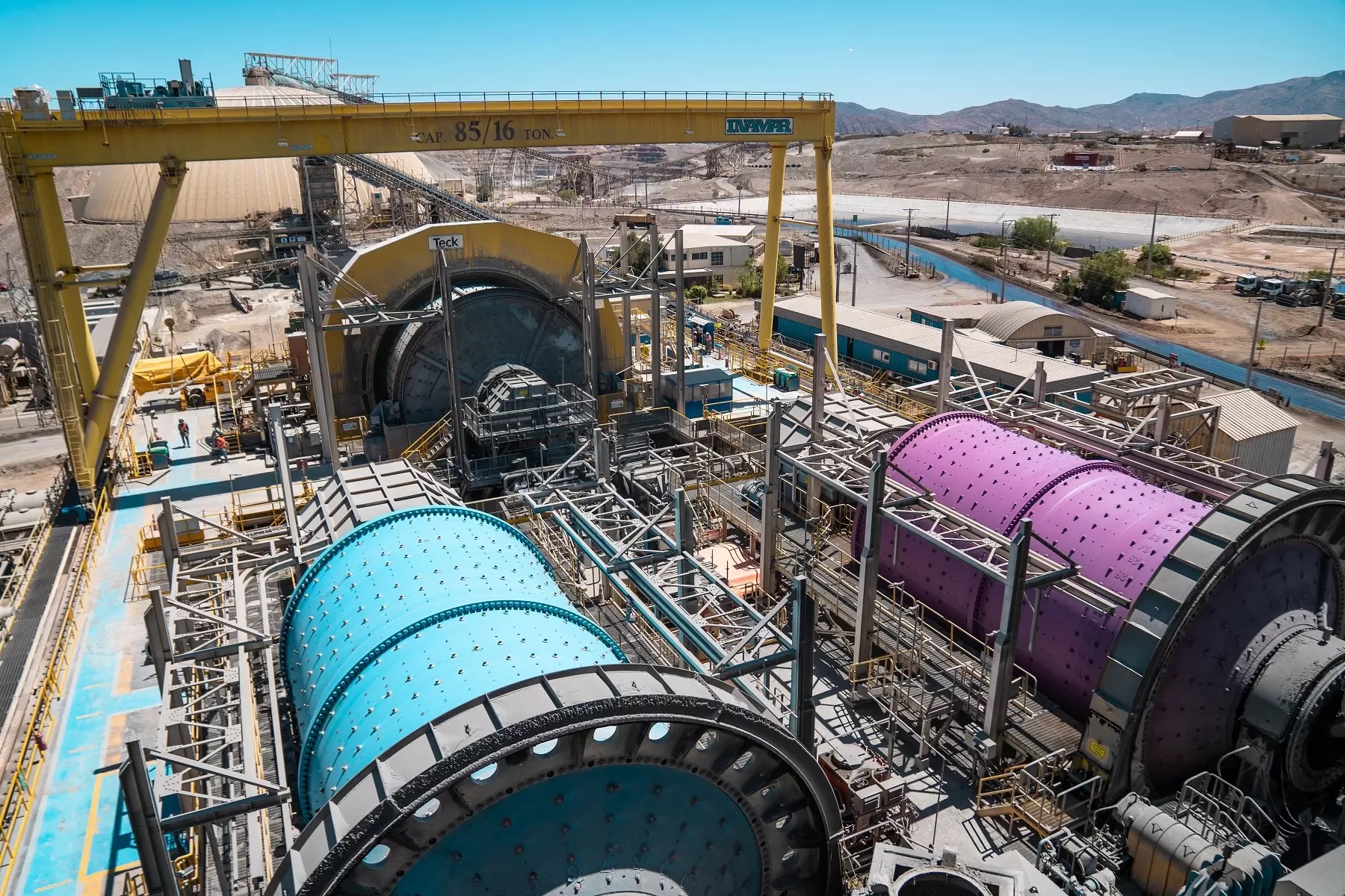 teck paraliza operaciones chile