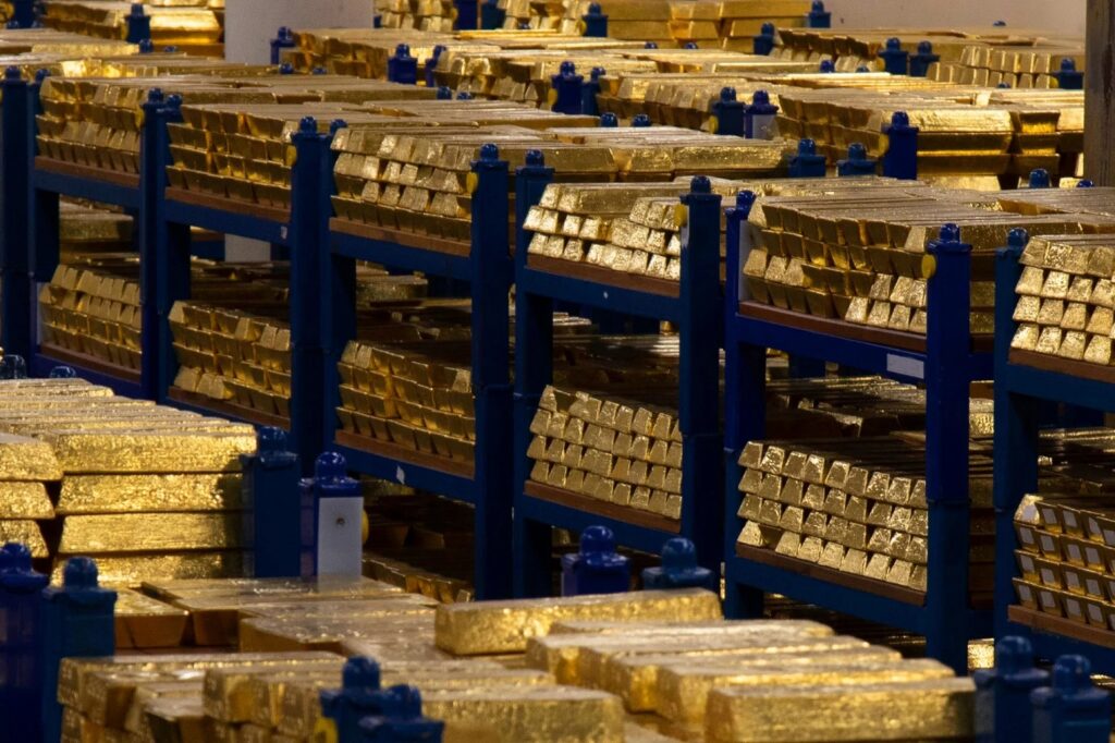 bancos centrales oro reservas